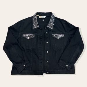 Rhinestone Jean Jacket